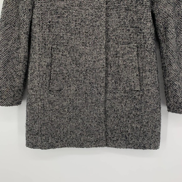 J. Crew Wool Blend Coat Marled Tweed Heather Gray Jacket, 2 - Picture 5 of 11